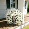 ArtificialFlowers for Outdoor Decor, 2 Pcs Fake Silk White Morning Glory Long Vines UV Resistant Look Real for Home Porch Patio Balcony Planter Decoration